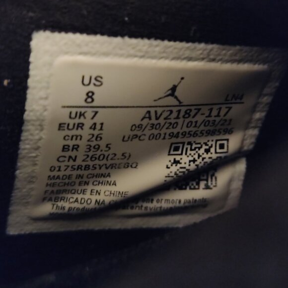 Jordan 11 Retro Low Legend Blue Carolina - Size 8 main image 6